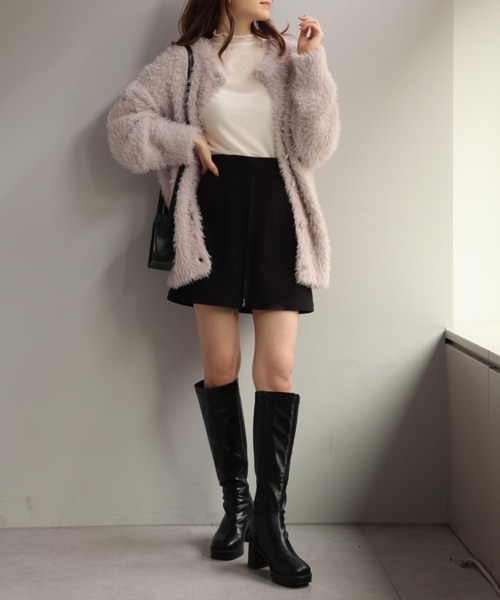 one after another NICE CLAUP 「one CLAUP」 ニットカーディガン FREE