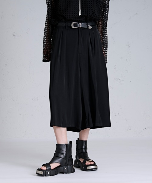 とぅみこ＊ピノーレ☆ガウチョパンツ レディース Ellno Loset パンツ トロミガウチョパンツ メンズ レディース