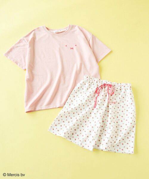 Miffy tシャツ miffy/SET2点 Tシャツ+ショートパンツ レディース