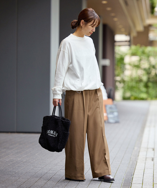 JOURNAL STANDARD◆長袖シャツ/FREE/コットン/WHT/無地/24-050-400-9010-1-0 JOURNAL STANDARD(ジャーナルスタンダード) / 長袖シャツ/FREE