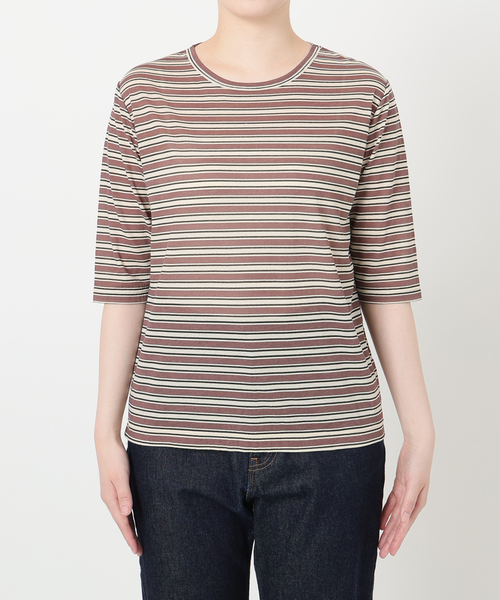 tシャツ 「追加」シアー天竺5分袖Tシャツ レディース SLOBE IENA tシャツ 「追加」シアー天竺5分袖Tシャツ レディース