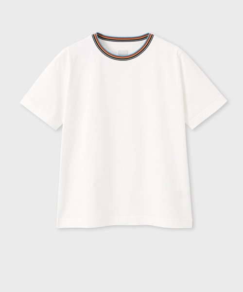tシャツ ウィメンズ ”Signature Stripe” 半袖Tシャツ / 255125 059VB レディース