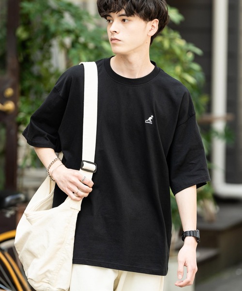 「KANGOL」 半袖Tシャツ M ネイビー メンズ