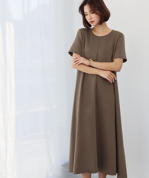 ELFRANK 半袖ワンピース FREE オフホワイト レディース : ZOZOTOWN