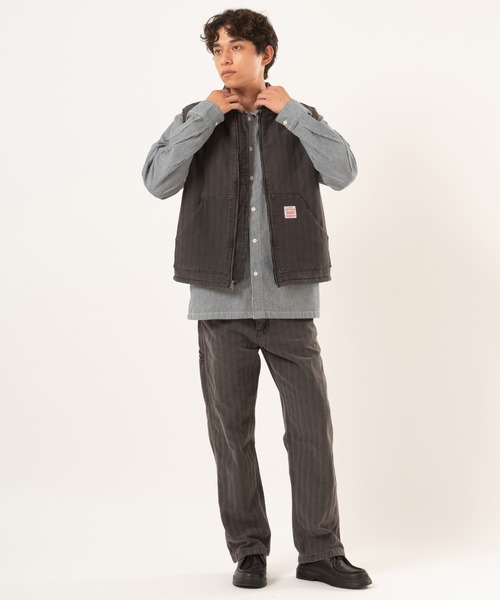 Levi’s リーバイス　workwearベスト　Mサイズ Levi's（リーバイス） ベスト ジレ WORKWEAR SANSOME ベスト メンズ