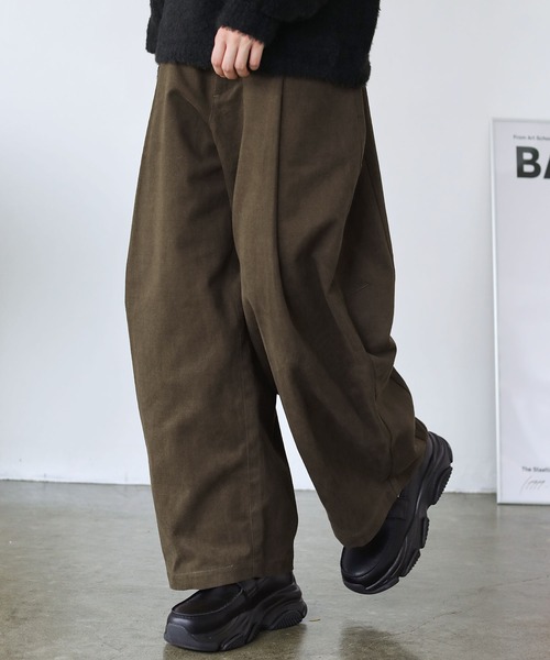 ROCHEM（ローシェン） ワイドパンツ パンツ タックボリュームワイド