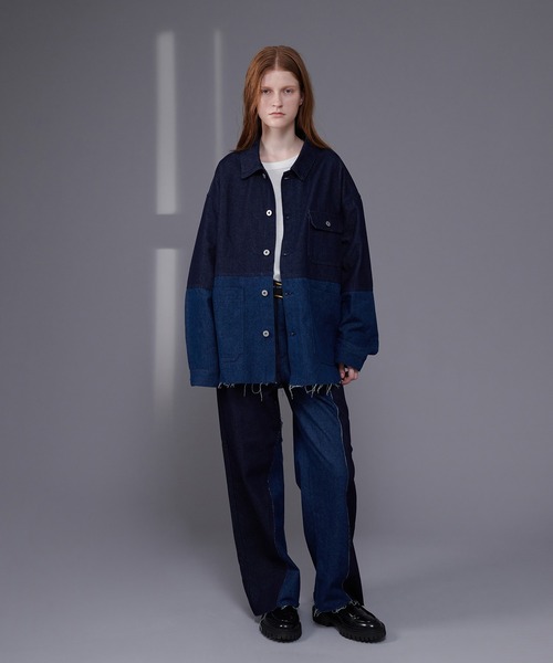 「ONCILY」 デニムパンツ LARGE インディゴブルー メンズ