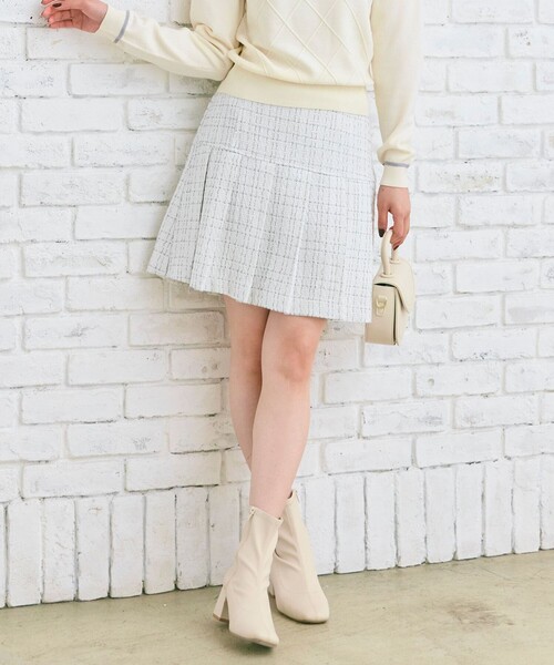 Feroux（フェルゥ） スカート プリーツミニ スカート : ZOZOTOWN Yahoo