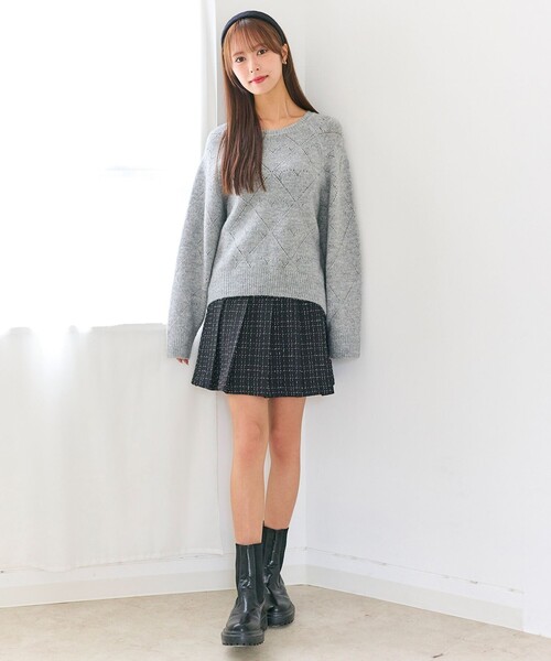 Feroux（フェルゥ） スカート プリーツミニ スカート : ZOZOTOWN Yahoo