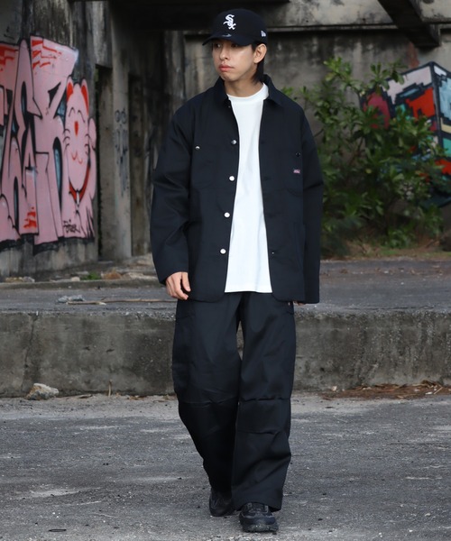 Dickies ディッキーズ デニム カバーオール M Dickies（ディッキーズ） デニム オーバーオール サロペット メンズ