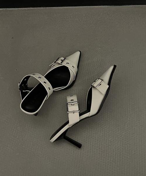 「HALEY PESCA」 ミュール 40 シルバー レディース_画像5