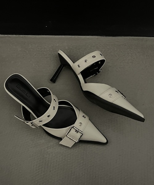 「HALEY PESCA」 ミュール 40 シルバー レディース_画像8