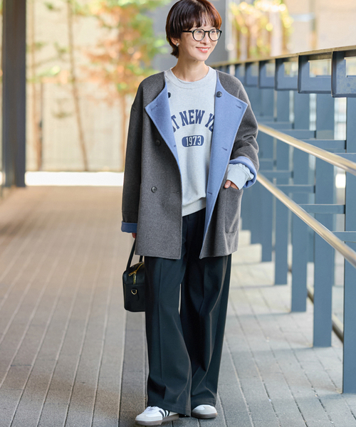 JOURNAL STANDARD relume ノーカラーコート コート 「 / 新色