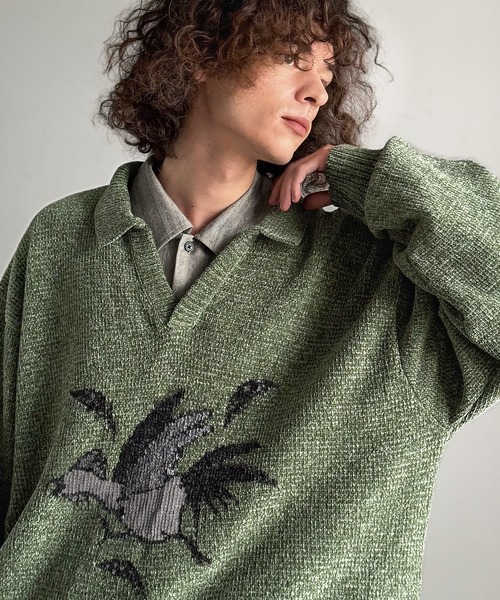 Classical Origin セーター ニット 「個性で遊ぶ。」モール糸使い