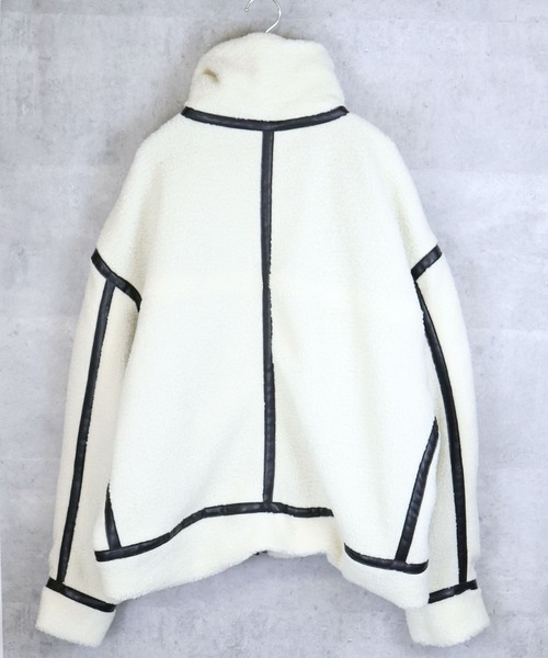 「Anytime Songs」 「HALHAM」ブルゾン M オフホワイト メンズ_画像7