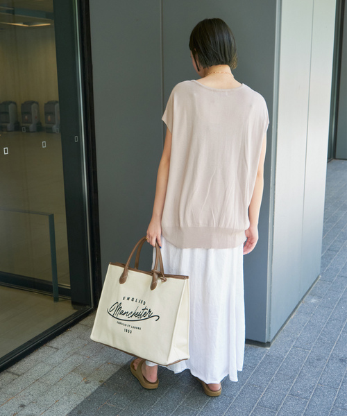 「B.C STOCK」 「Simplicite」フレアスカート FREE ベージュ レディース_画像4