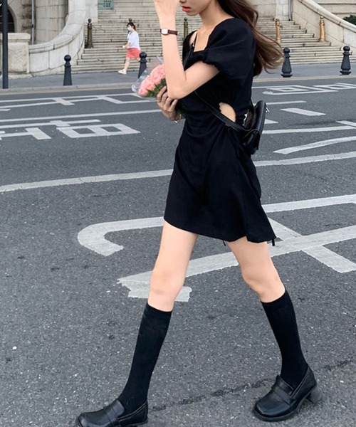 GLAMOROUS JANE（グラマラスジェーン） 半袖ワンピース FREE ブラック