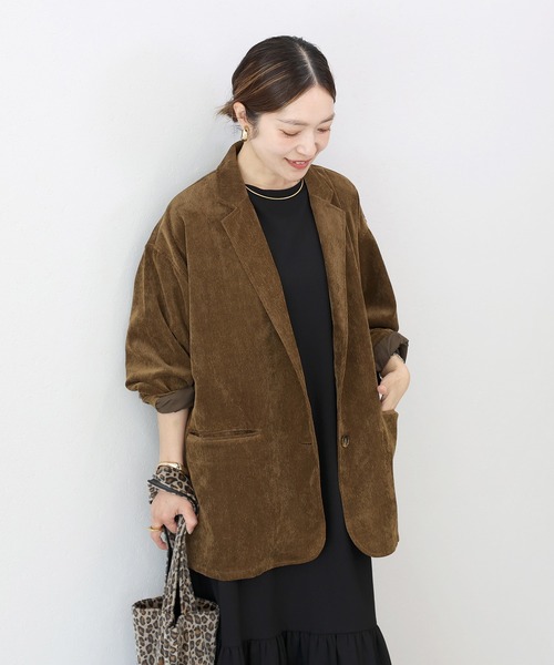 Aletta vita ジャケット テーラードジャケット コーデュロイテーラード