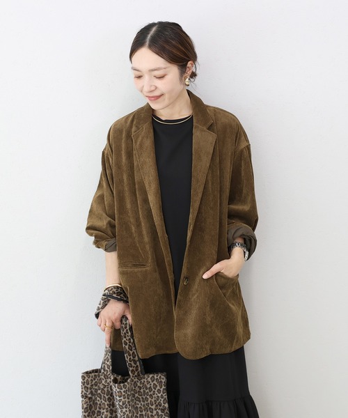 Aletta vita ジャケット テーラードジャケット コーデュロイテーラード