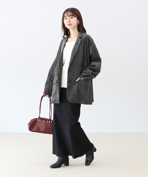 Aletta vita ジャケット テーラードジャケット コーデュロイテーラード