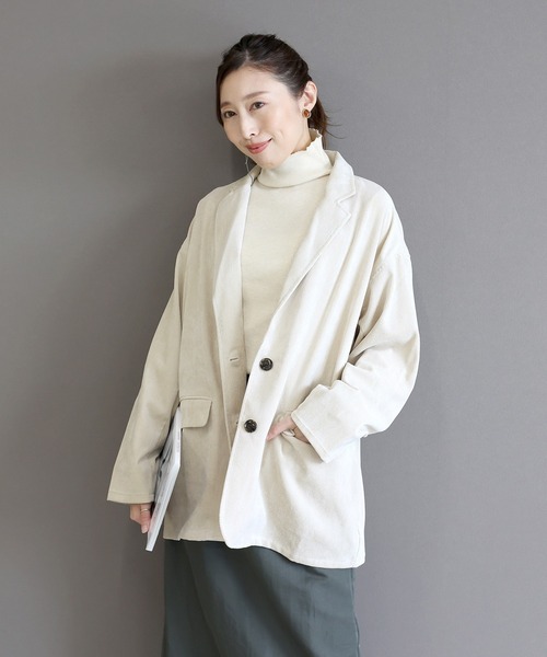 Aletta vita ジャケット テーラードジャケット コーデュロイテーラード