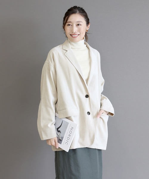 Aletta vita ジャケット テーラードジャケット コーデュロイテーラード