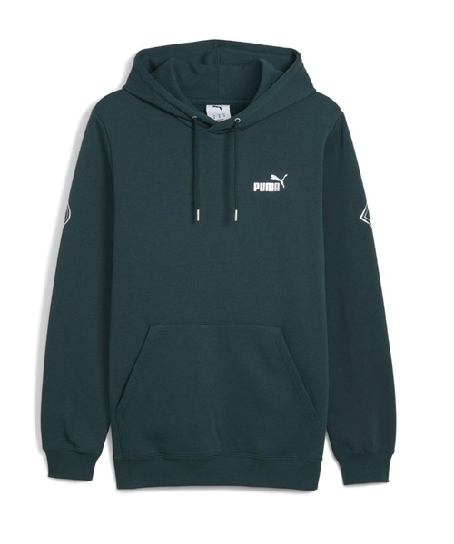 プーマフード付パーカーサイズL レア品 PUMA（プーマ） パーカー PUMA MAXIMAL METALLIC HD FL メンズ