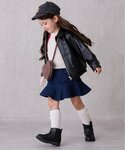 スカート ハートポケットスカパン キッズ 子供...の詳細画像1