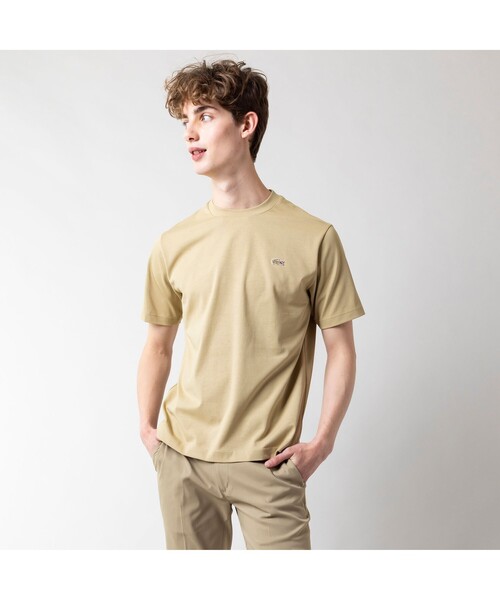 「LACOSTE」 半袖Tシャツ 2 ホワイト メンズ_画像2
