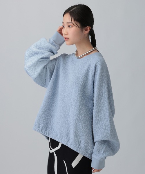 LEPSIM（レプシィム） tシャツ カットジャガードデザインプルオーバー