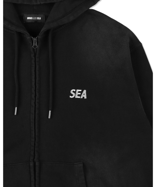 WIND AND SEA（ウィンダンシー） パーカー SULFUR DYEING LOGO ZIP