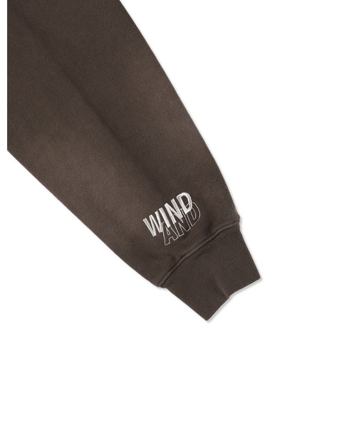 WIND AND SEA（ウィンダンシー） パーカー SULFUR DYEING LOGO ZIP