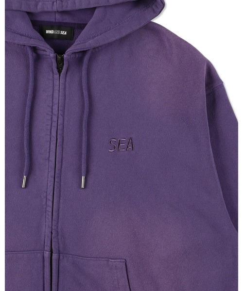 WIND AND SEA（ウィンダンシー） パーカー SULFUR DYEING LOGO ZIP