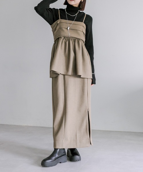 mystic（ミスティック） セットアップ 2 ブラウン レディース