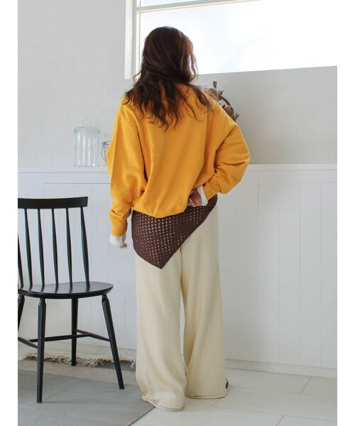 ungrid♡ビックルーズロゴスウェット Ungrid（アングリッド） トレーナー スウェット ルーズシルエットロゴ