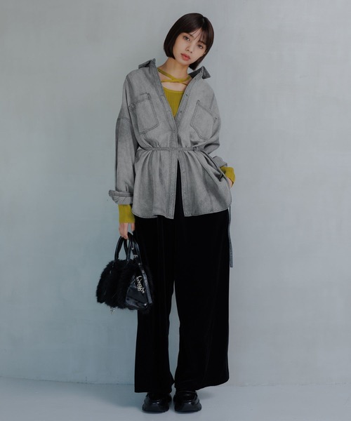 PAGEBOY（ページボーイ） ニット セーター クロスデザインニットプル