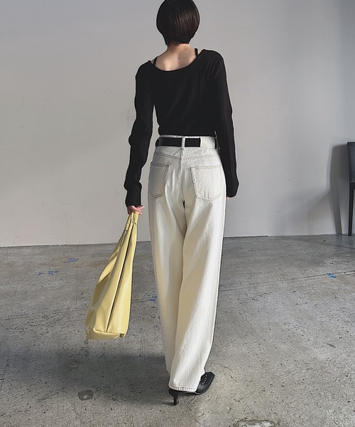 PAGEBOY（ページボーイ） ニット セーター クロスデザインニットプル