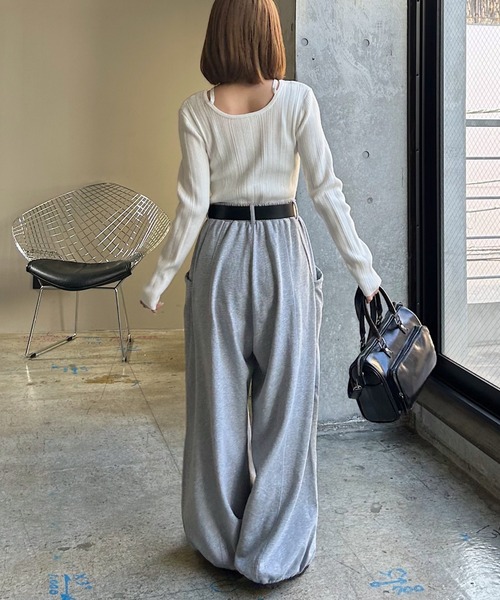 PAGEBOY（ページボーイ） ニット セーター クロスデザインニットプル