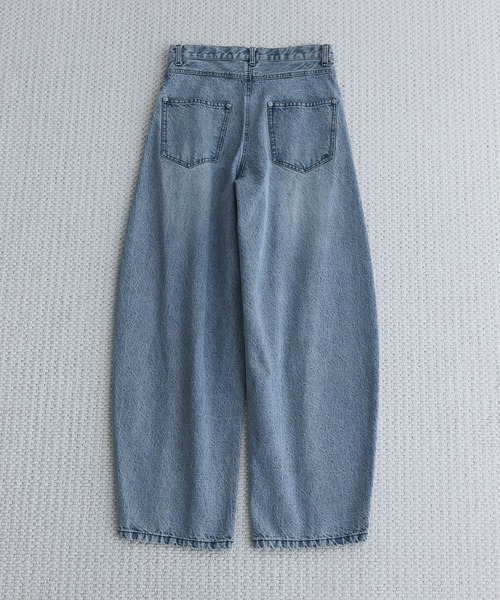 remer ワイドパンツ ジーンズ 「KUROKI DENIM」フェードウォッシュ 