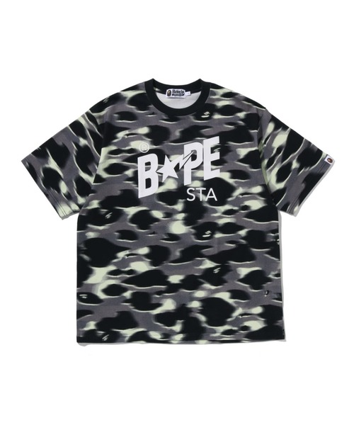 A BATHING APE（アベイシングエイプ） tシャツ SCREEN CAMO STA LOGO