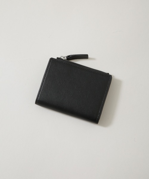 ○★新品未使用 ディースクエアード ボブ コンパクトウォレット 折財布 ブラック DSQUARED2（ディースクエアード） 財布 BOB ZIP WALLET /0241 /0242