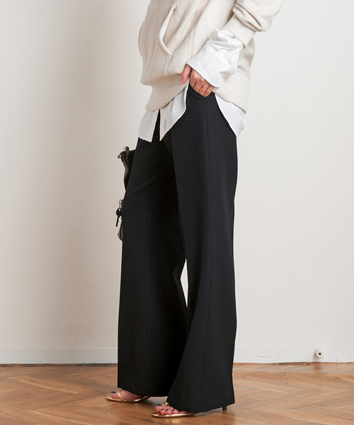EVERYDAY I LIKE. スラックス パンツ *Essential フレアパンツ