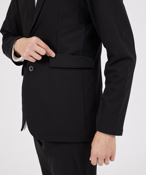 「ABAHOUSE GRAY」 セットアップ 46 グレイッシュブルー メンズ_画像8