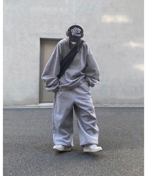 「YACA」 スウェットカットソー 1 グレー レディース_画像7