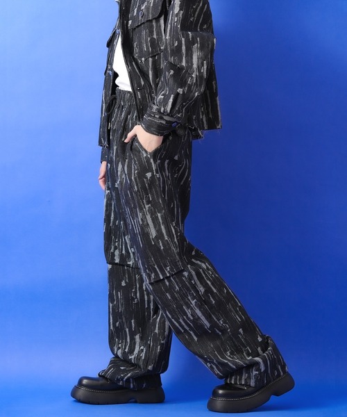「ankoROCK」 「malenkll」デニムパンツ ONESIZE ブラック メンズ_画像6