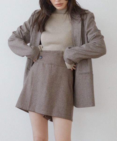 「ACYM」 ミニスカート FREE ベージュ レディース_画像6