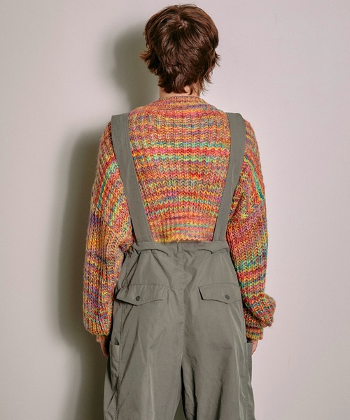 「MAISON SPECIAL」 長袖ニット FREE レッド レディース_画像9