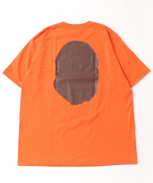 A BATHING APE（アベイシングエイプ） 半袖Tシャツ X-LARGE オレンジ