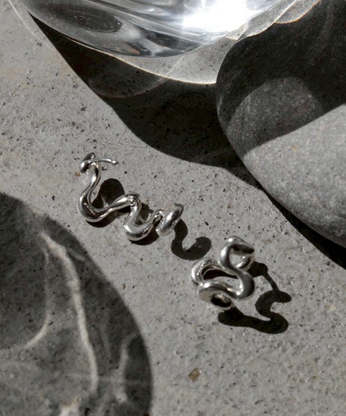 ピアス 「SILVER925」ノーム パルス フープ  ピアス /  norme pulse hoop pierce レディースの画像