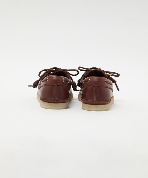 デッキシューズ モカシン 「Clarks Originals」Godney Boat シューズ/ダークブラウン レディースの画像